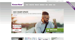 Desktop Screenshot of en.knowhow.de